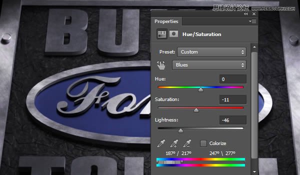 Photoshop制作3D立体金属字教程