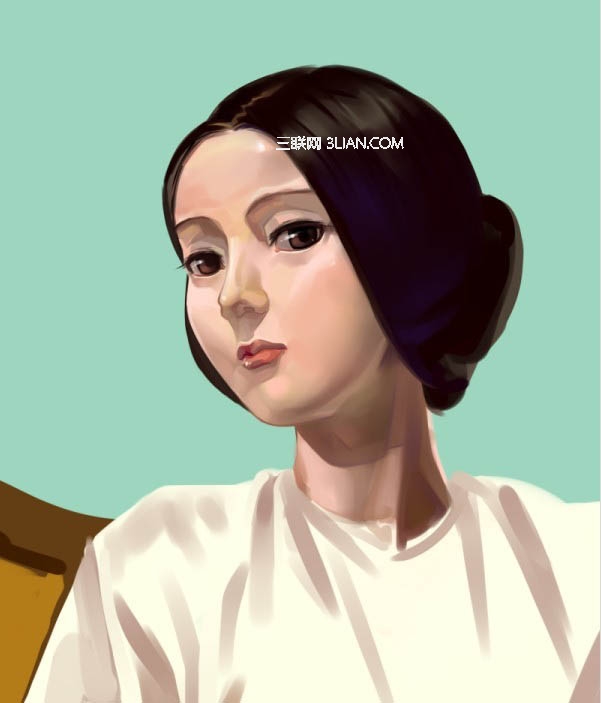 Photoshop鼠绘漂亮的古代美女