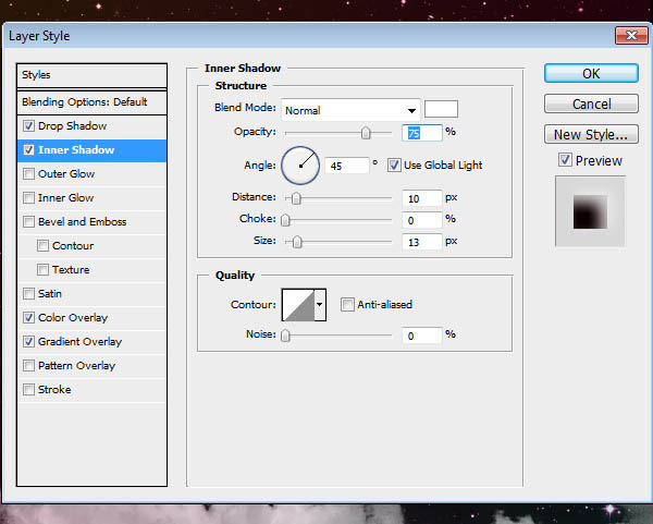 Photoshop制作一张抽象的星空主题海报