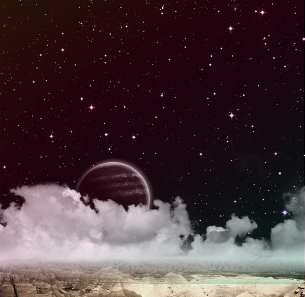 Photoshop制作一张抽象的星空主题海报