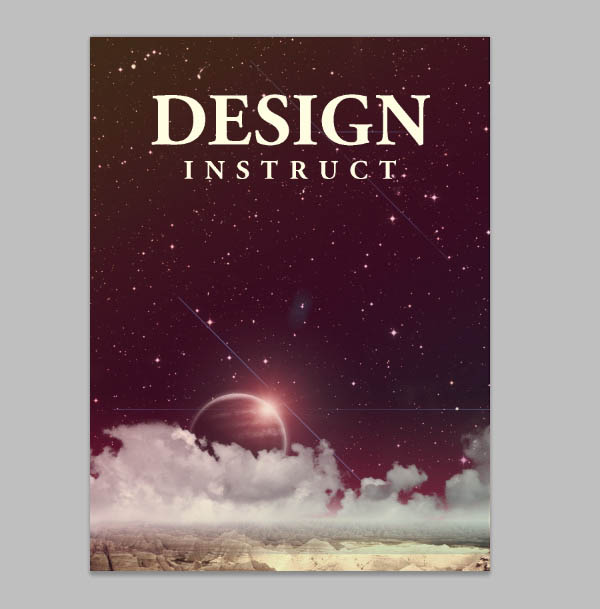 Photoshop制作一张抽象的星空主题海报