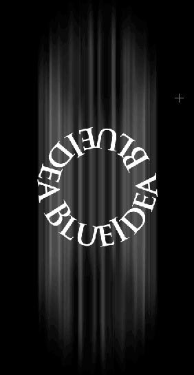 Photoshop利用滤镜制作环形发光文字