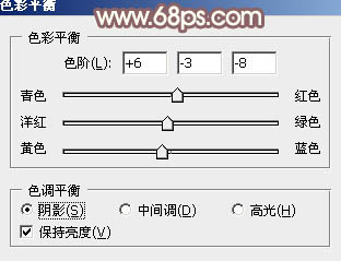 Photoshop为树林小路上的美女调制出唯美的秋季淡暖色
