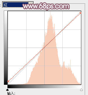 Photoshop为田园美女调制出唯美的梦幻淡调蓝红色