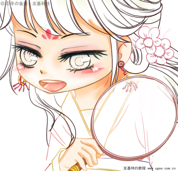 photoshop打造可爱的刁蛮公主卡通漫画