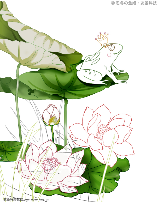 photoshop打造可爱的刁蛮公主卡通漫画