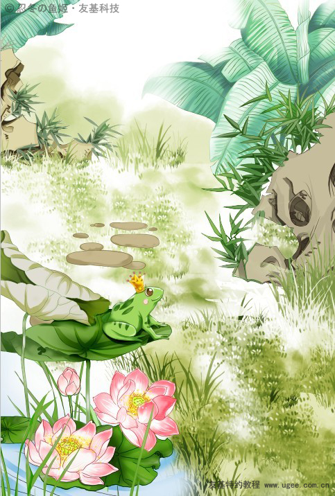 photoshop打造可爱的刁蛮公主卡通漫画