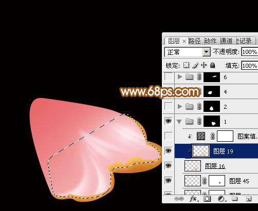 PS鼠绘超漂亮牡丹花 飞特网 PS鼠绘教程 PS鼠绘超漂亮金边牡丹花