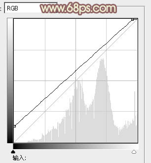 Photoshop将芦苇中的美女加上唯美的韩系淡黄色效果