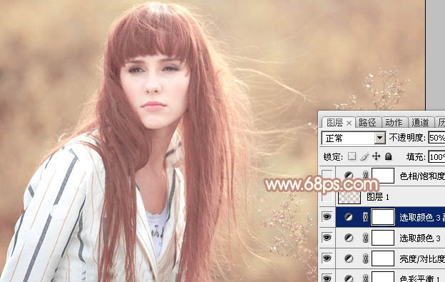 PSΪ��ɫ�⾰����ͼƬ�������͵��＾����ɫ