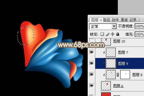 Photoshop�����һ�仪���Ĳ�ɫˮ������