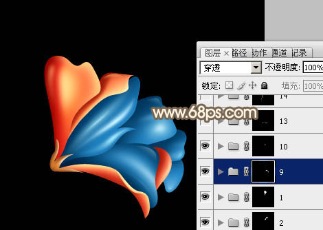 Photoshop�����һ�仪���Ĳ�ɫˮ������