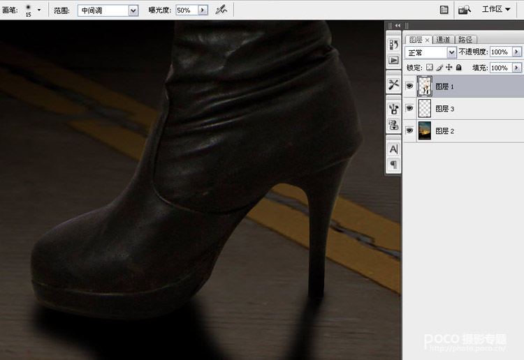 PhotoShop将性感模特图片后期精修制作成杂志封面教程