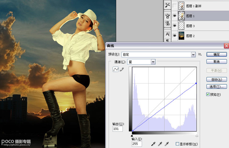 PhotoShop将性感模特图片后期精修制作成杂志封面教程