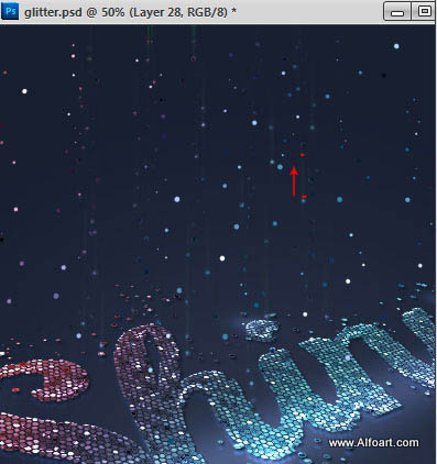 Photoshop设计制作非常绚丽的彩块透视字