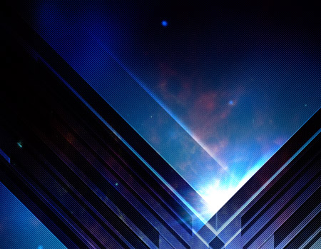 结合PS和AI制图软件设计制作超炫的抽象光线海报实例教程