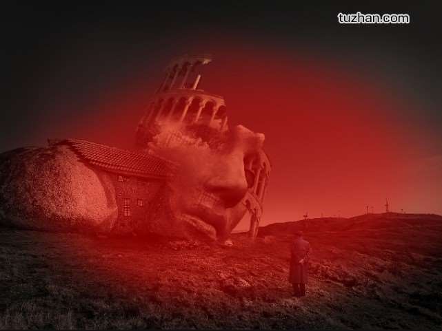 PhotoShop(PS)设计一幅具有超现实感的石屋风景照片实例教程