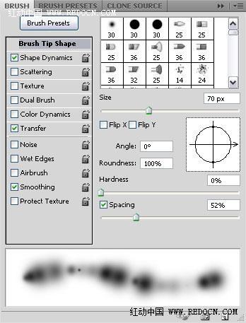 ps利用画笔及描边路径制作漂亮的火花字