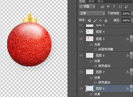 photoshop利用滤镜快速制作漂亮的红色帷幕