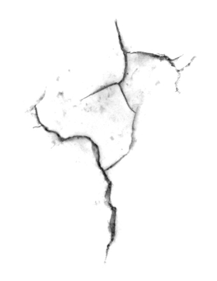 Photoshop快速制作带裂纹的霜冻字