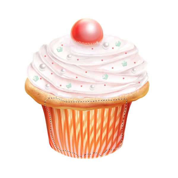 PS鼠绘制做一个甜美的奶油蛋糕