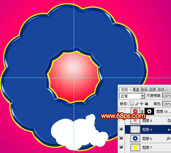 Photoshop打造非常华丽的2014马年立体花纹圆盘