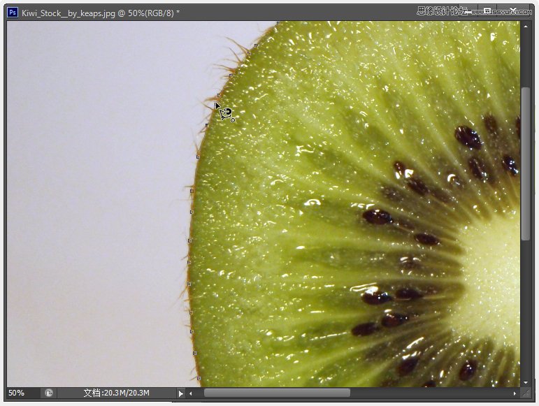 Photoshop制作超酷的猕猴桃3D文字教程
