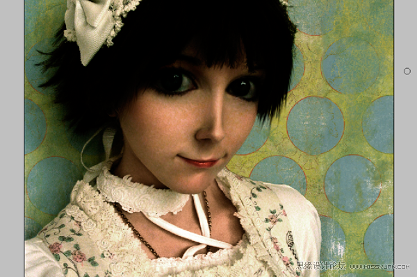 Photoshop制作将美女照片转为SD娃娃效果