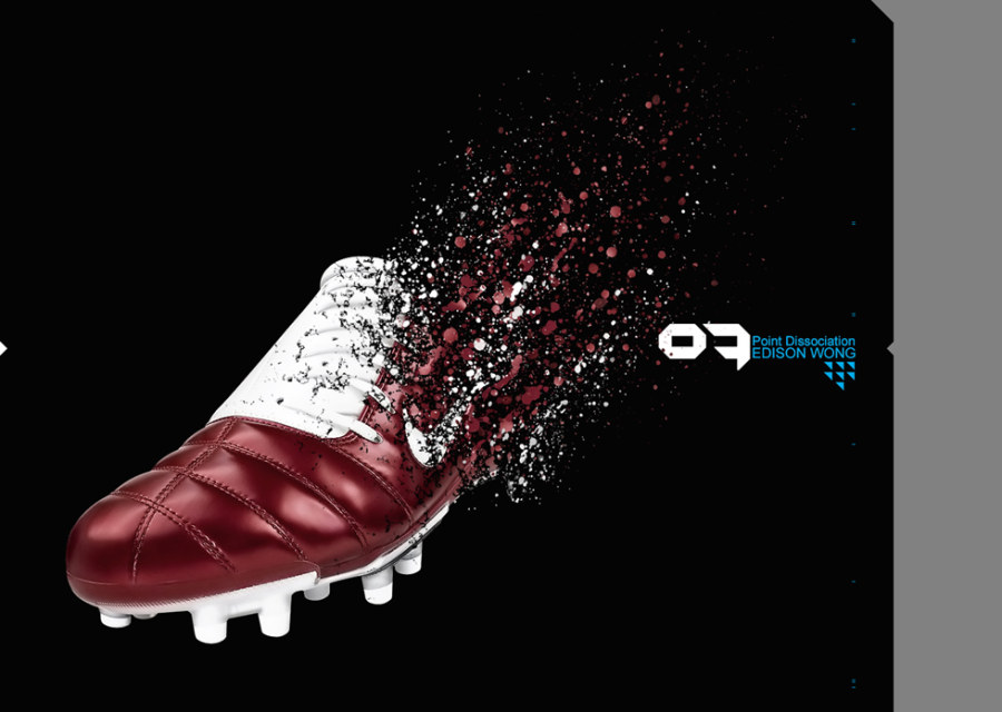 Photoshop设计制作墨点抽离效果