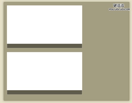 Photoshop设计清爽棕色系WEB模板教程