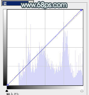 Photoshop为外景美女图片打造秀美的淡调冷色效果