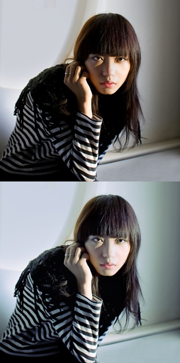 PS将照片打造日系清新淡雅风照