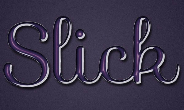 Photoshop设计制作时尚的发光金属边框字