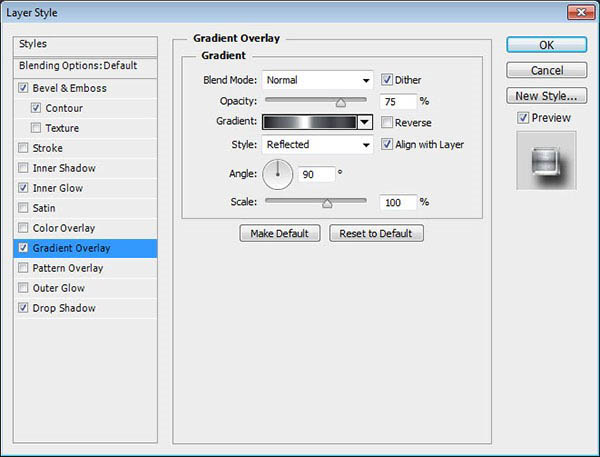Photoshop设计制作时尚的发光金属边框字