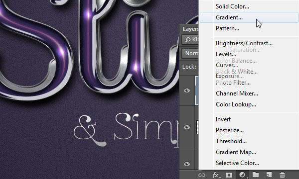 Photoshop设计制作时尚的发光金属边框字