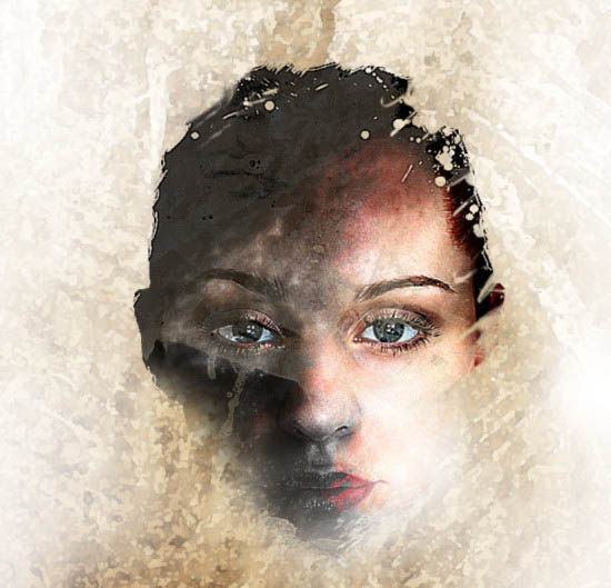 Photoshop��������������Ҷͷ��Ч��