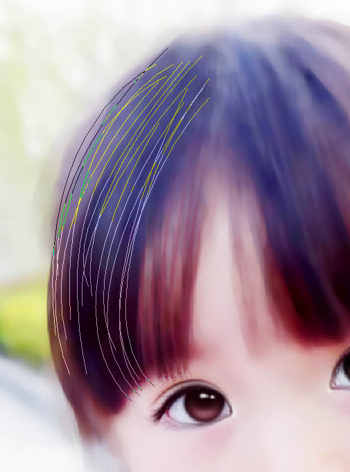 Photoshop将超萌儿童照片转为可爱的仿手绘效果