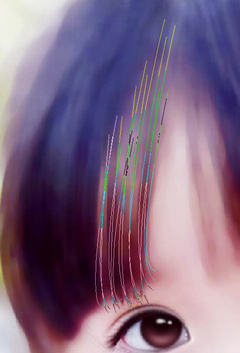 Photoshop将超萌儿童照片转为可爱的仿手绘效果