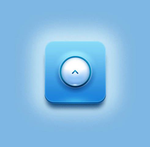 Photoshop制作精致的多层蓝色水晶图标