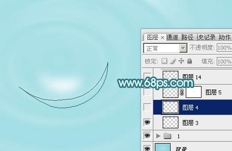 Photoshop制作非常清凉的夏季水纹壁纸