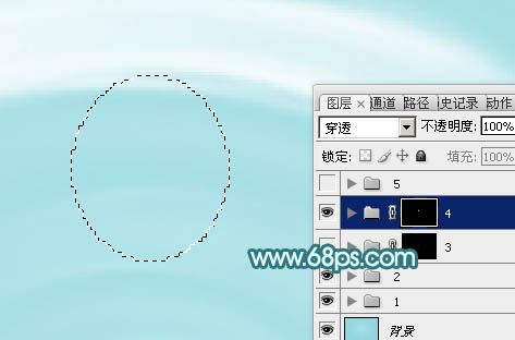 Photoshop制作非常清凉的夏季水纹壁纸