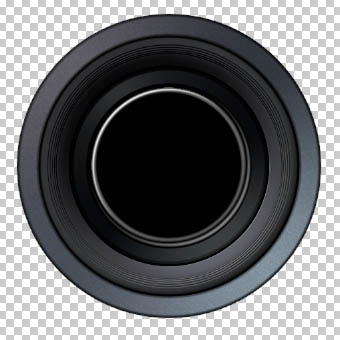 Photoshop制作一个精美的相机镜头