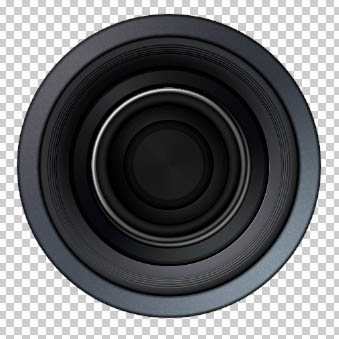 Photoshop制作一个精美的相机镜头