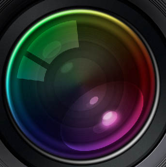 Photoshop制作一个精美的相机镜头