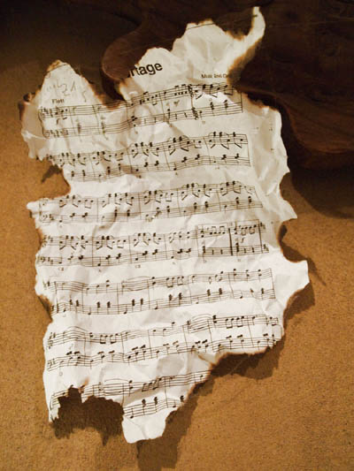 PS合成火焰四射的天使小提琴演奏者