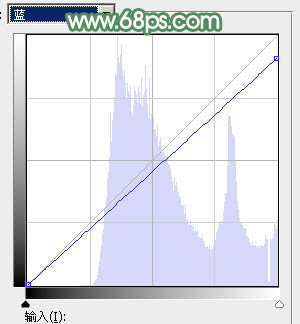 Photoshop将外景美女图片打造唯美的夏季青绿色
