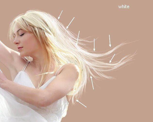 PS合成在唯美的秋色树林中舞动的白衣美女