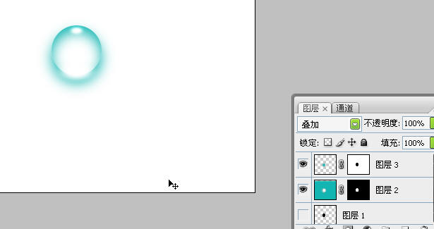 PS绘制彩色晕染的玻璃透明球