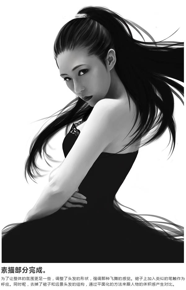 PS鼠绘神采飞扬的时尚美女