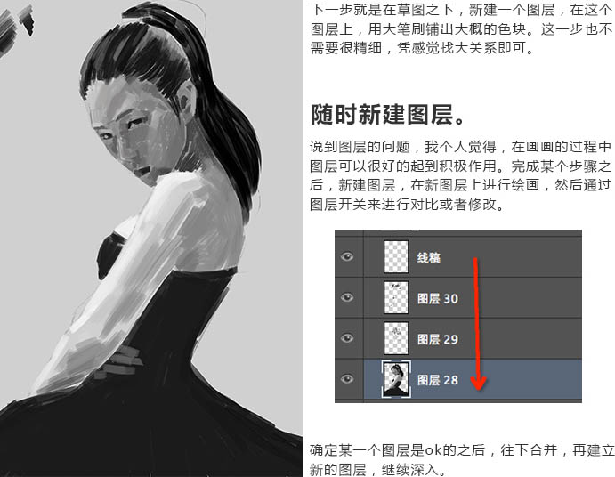 PS鼠绘神采飞扬的时尚美女